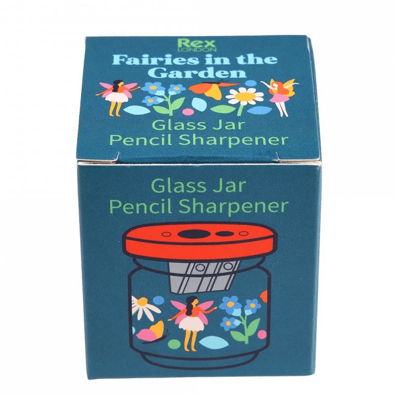 Rex London Glass Jar Pencil Sharpener - Fairies In The Garden
