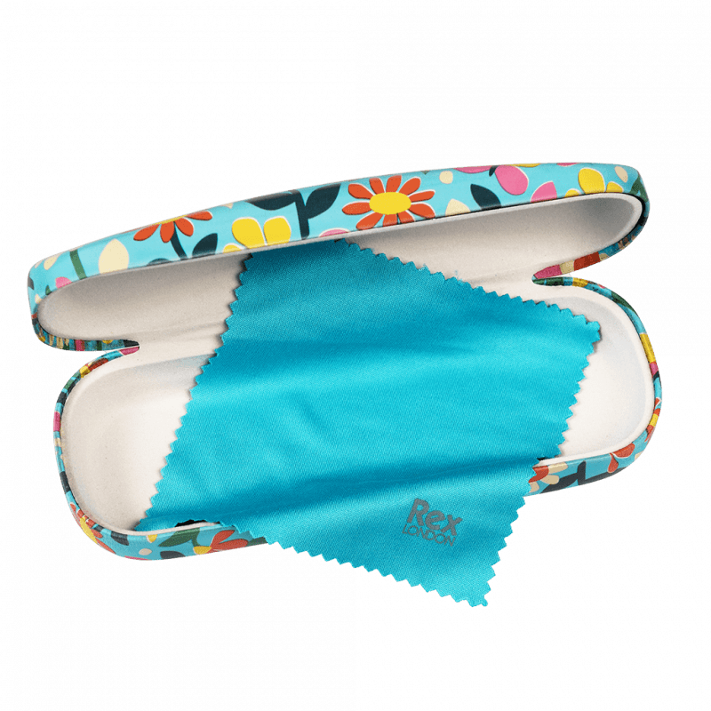 Rex London Glasses Case & Cleaning Cloth - Butterfly Garden