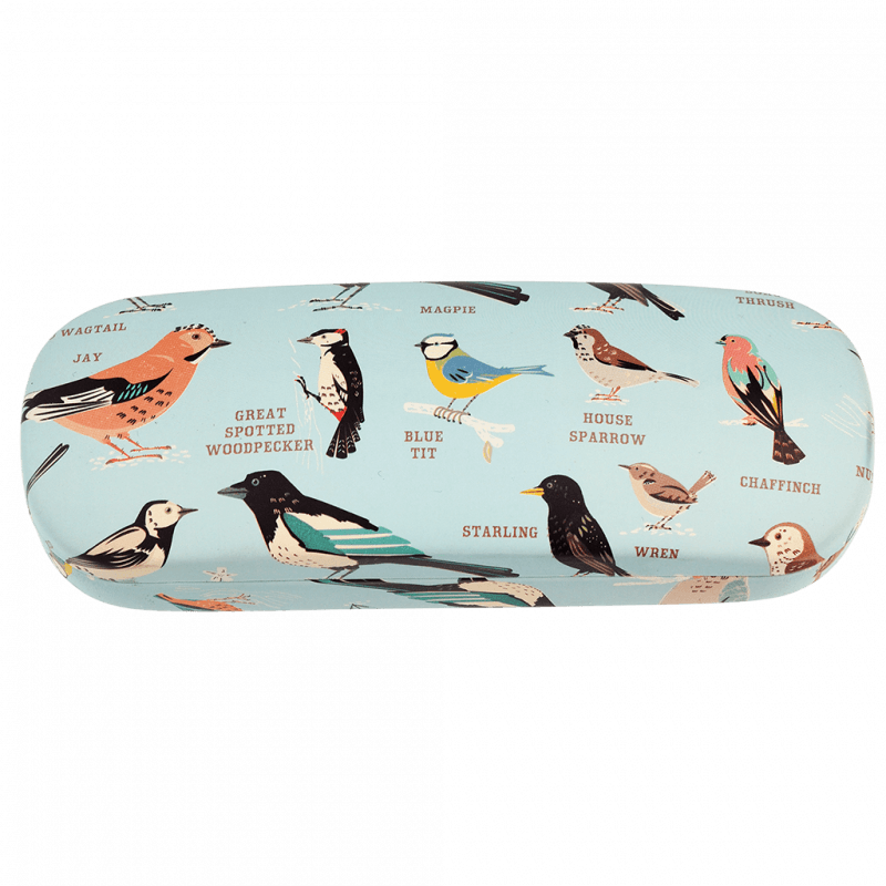 Rex London Glasses Case & Cleaning Cloth - Garden Birds