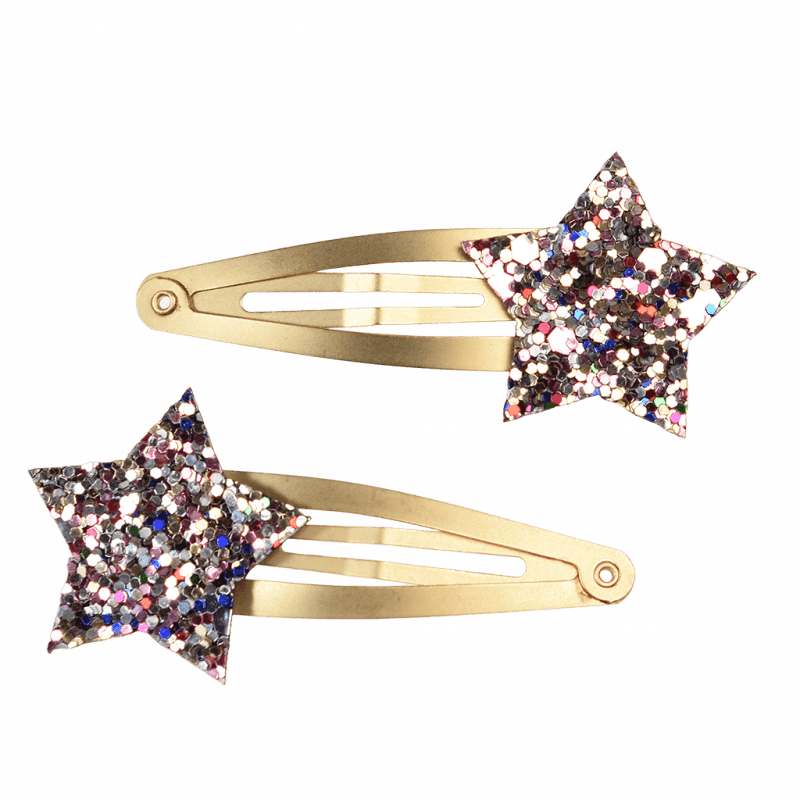 Rex London Glitter Hair Clips (set Of 2) - Fairies In The Garden Star