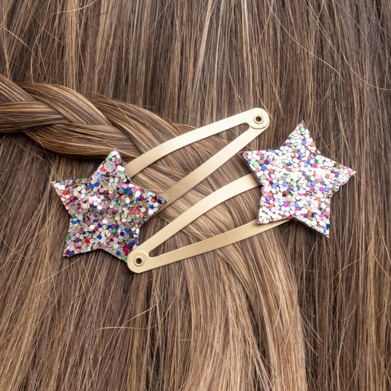rex london Glitter hair clips (set of 2) - Fairies in the Garden star