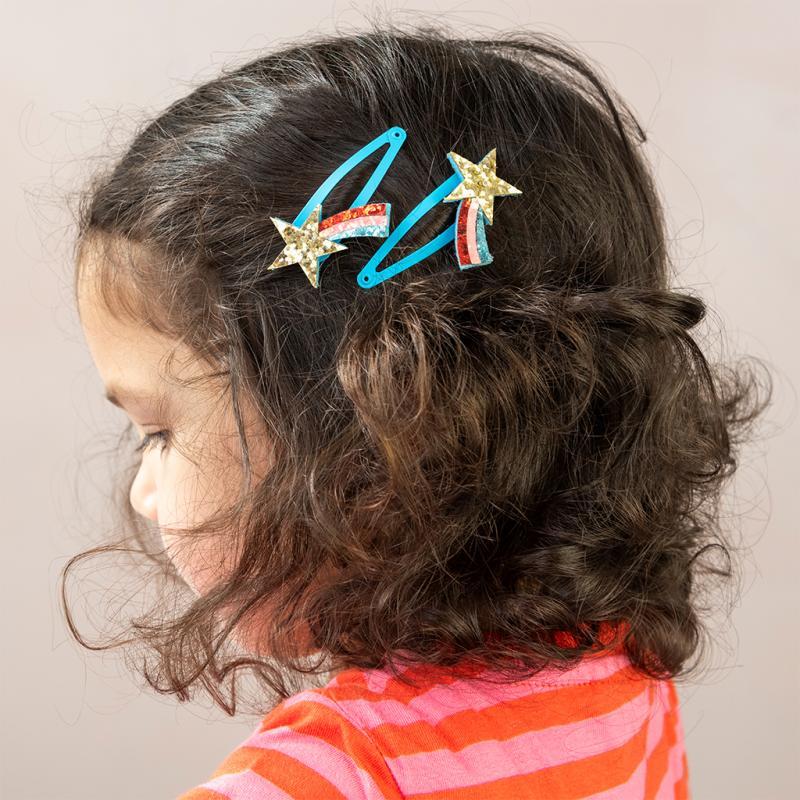 rex london Glitter hair clips (set of 2) - Shooting Star
