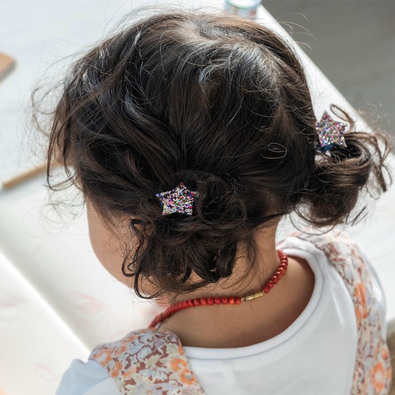 rex london Glitter hair ties (set of 4) - Fairies in the Garden star