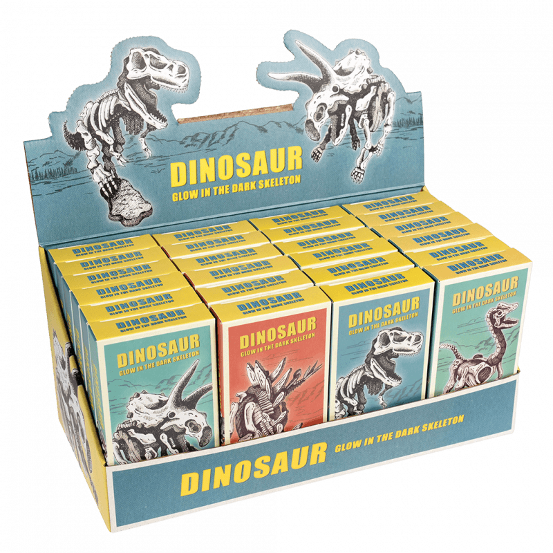 Rex London Glow-in-the-dark Dinosaur Skeleton Kit (assorted - SINGLE)