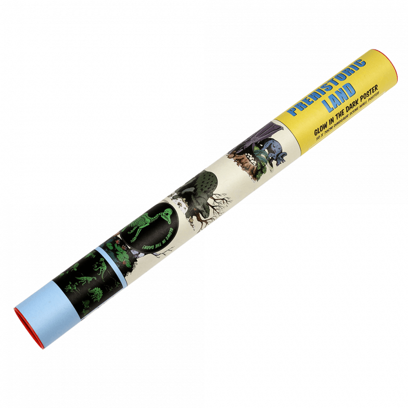 Rex London Glow In The Dark Poster - Prehistoric Land