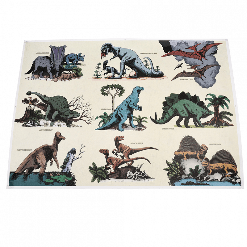 Rex London Glow In The Dark Poster - Prehistoric Land