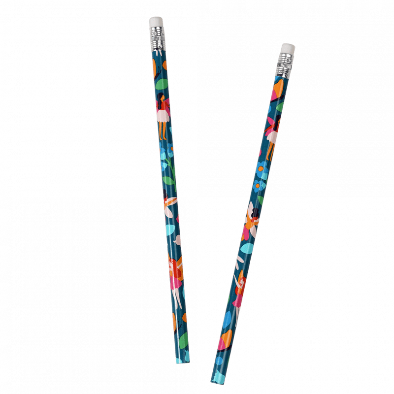 Rex London HB Pencils (pack Of 6) - Fairies In The Garden