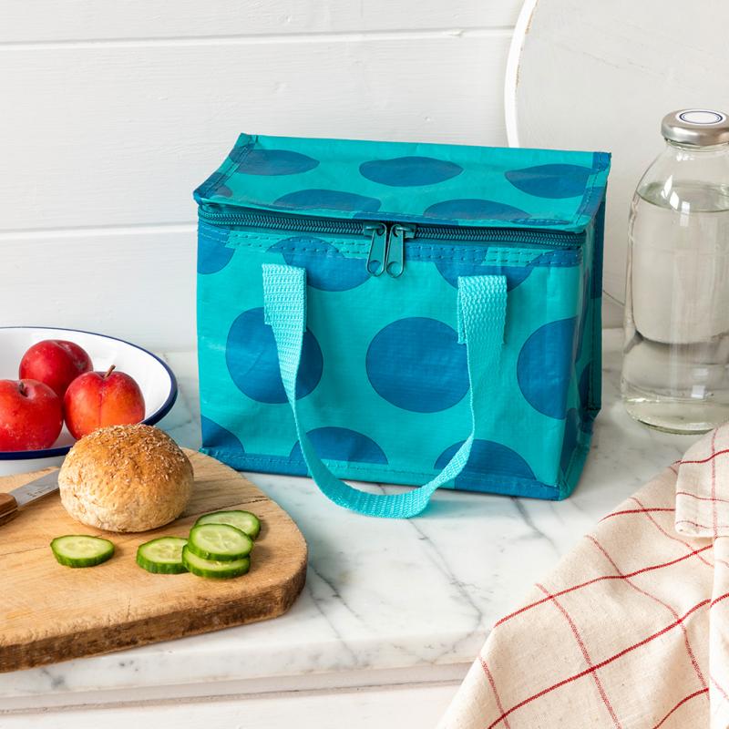 rex london Insulated lunch bag - Spotlight blue on turquoise