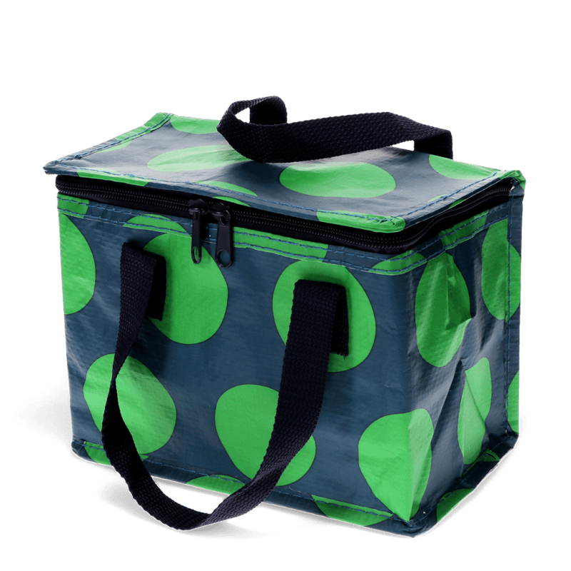 Rex London Insulated Lunch Bag - Spotlight Green On Blue