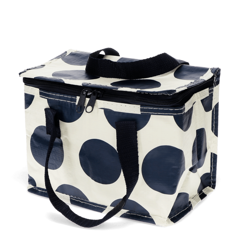 Rex London Insulated Lunch Bag - Spotlight Navy On White