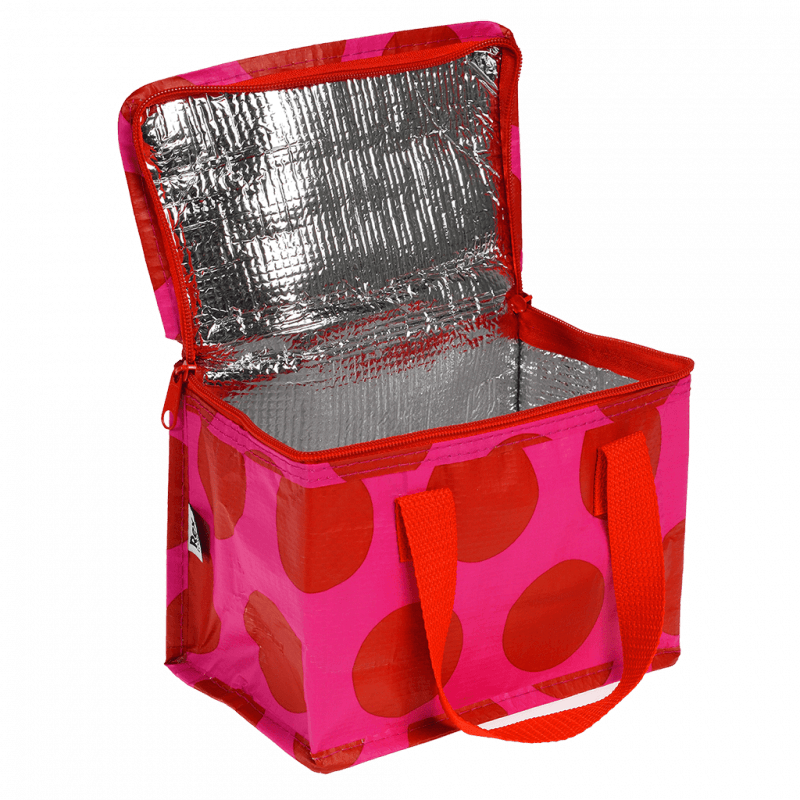 Rex London Insulated Lunch Bag - Spotlight Red On Pink