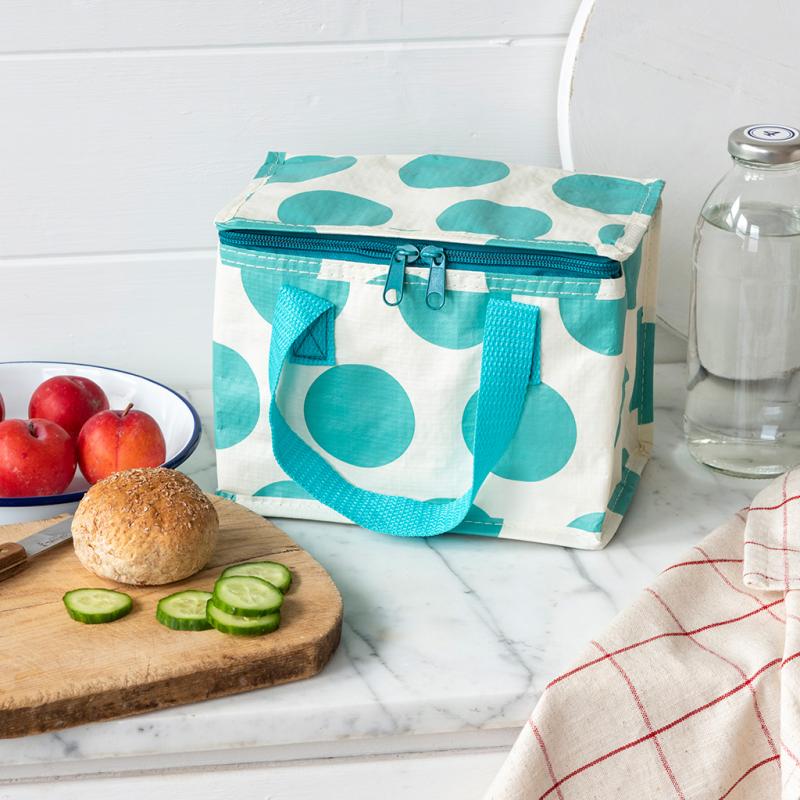 rex london Insulated lunch bag - Spotlight turquoise on white