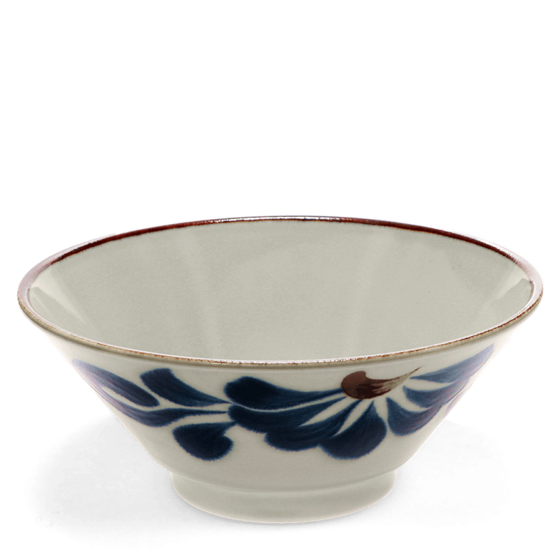Rex London Japanese Porcelain Noodle Bowl 19cm - Flower