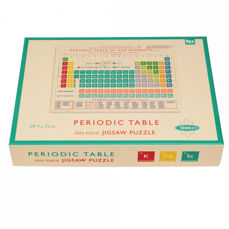 Rex London Jigsaw Puzzle (1000 Pieces) - Periodic Table
