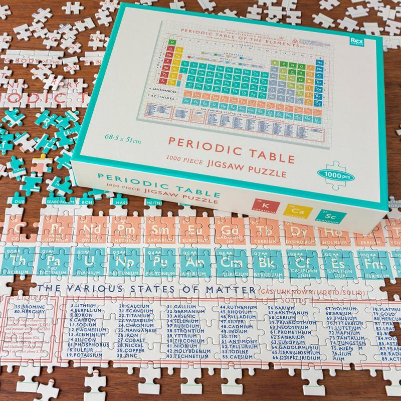 rex london Jigsaw puzzle (1000 pieces) - Periodic Table
