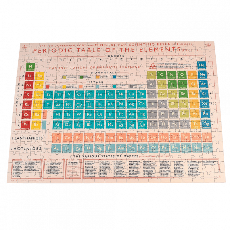 Rex London Jigsaw Puzzle In A Tube (300 Piece) - Periodic Table