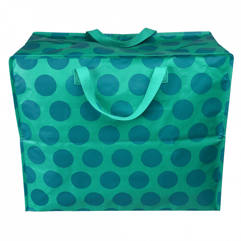 Rex London Jumbo Storage Bag - Spotlight Blue On Turquoise