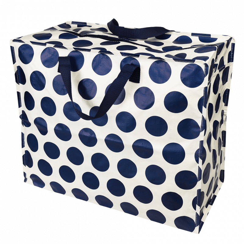 Rex London Jumbo Storage Bag - Spotlight Navy On White