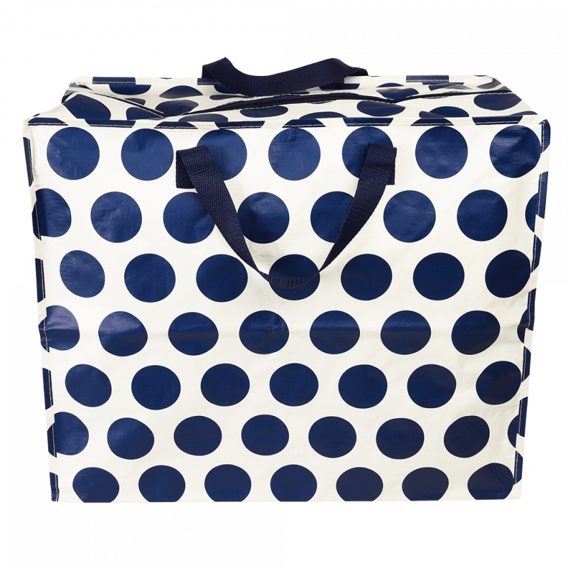 Rex London Jumbo Storage Bag - Spotlight Navy On White