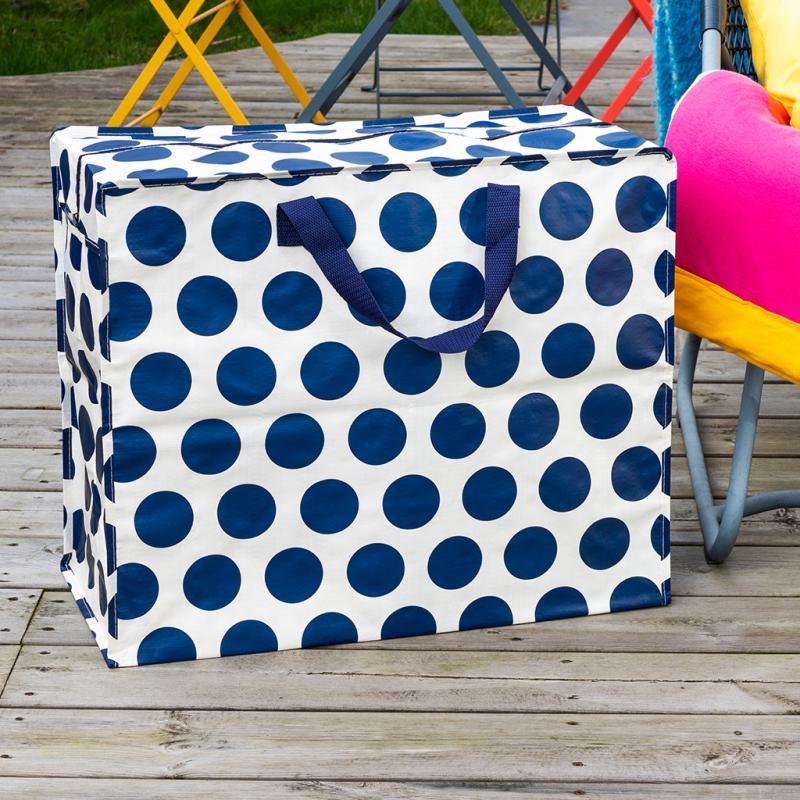 rex london Jumbo storage bag - Spotlight navy on white