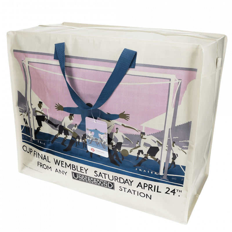 Rex London Jumbo Storage Bag - TfL Vintage Poster "Cup Final"