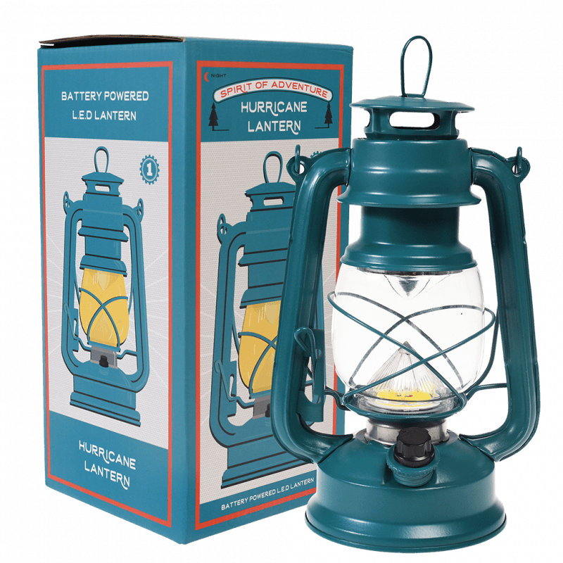 Rex London LED Hurricane Lantern - Spirit Of Adventure Blue