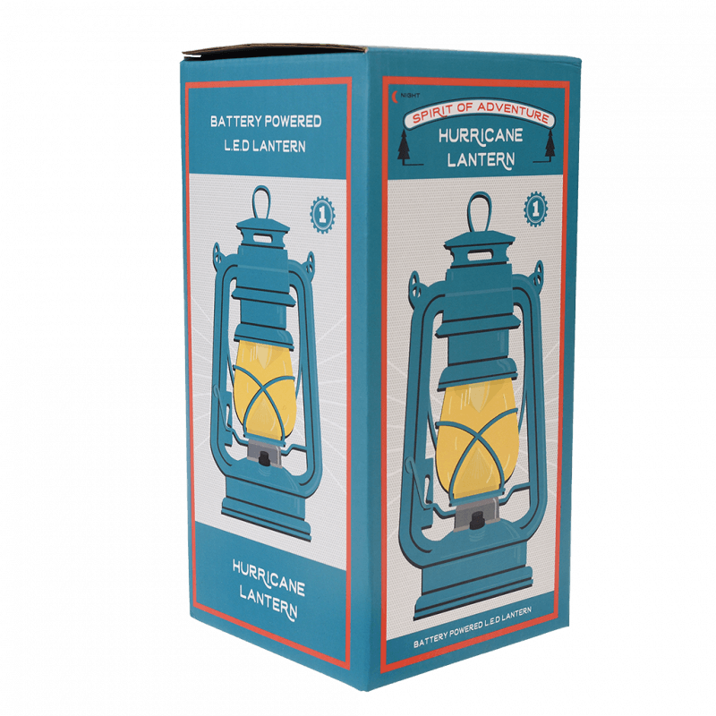 Rex London LED Hurricane Lantern - Spirit Of Adventure Blue