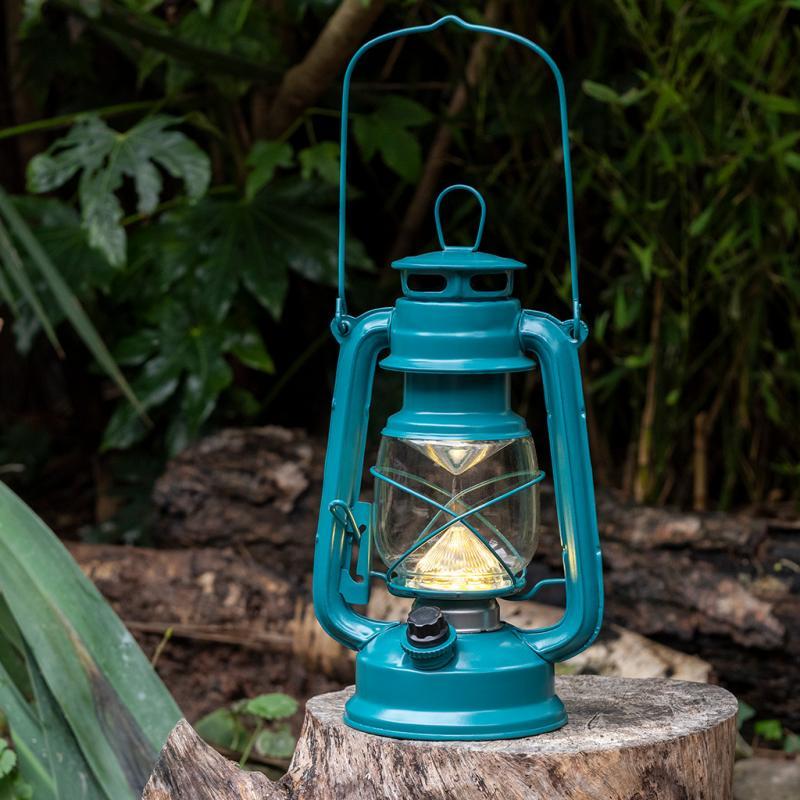 rex london LED hurricane lantern - Spirit of Adventure blue