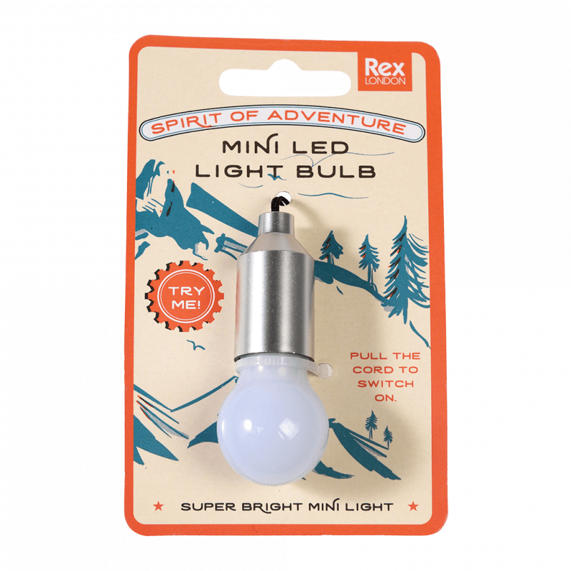 Rex London Light Bulb Keyring - Spirit Of Adventure (assorted - SINGLE)