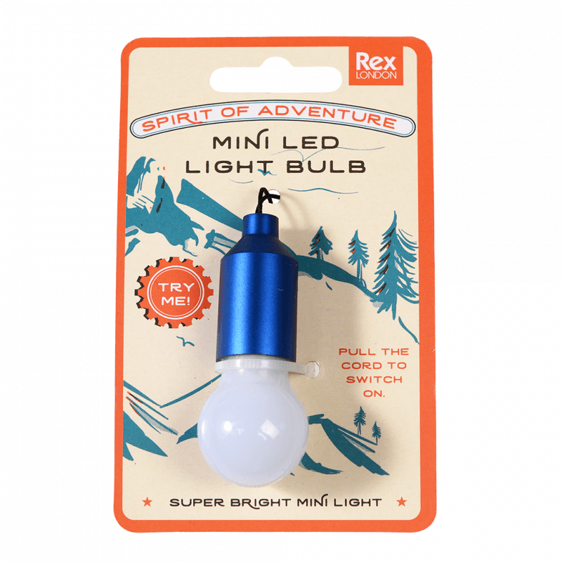 Rex London Light Bulb Keyring - Spirit Of Adventure (assorted - SINGLE)