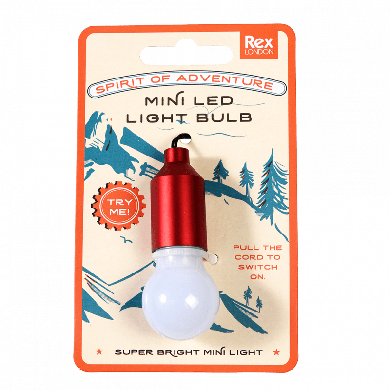Rex London Light Bulb Keyring - Spirit Of Adventure (assorted - SINGLE)