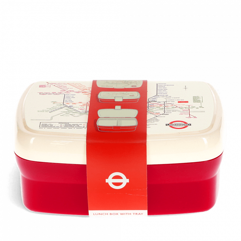 Rex London Lunch Box With Tray - TfL Heritage Tube Map