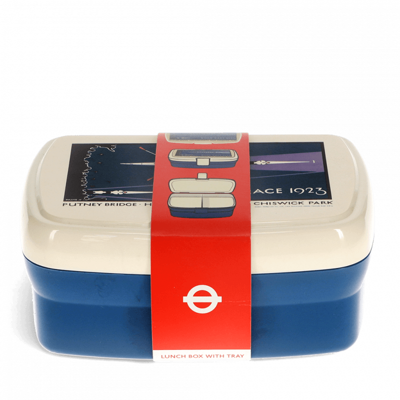 Rex London Lunch Box With Tray - TfL Vintage Poster "Boat Race"