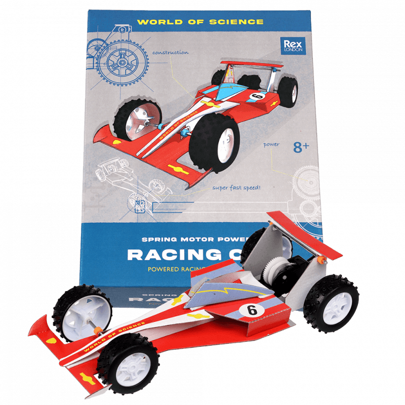 Rex London Make Your Own Spring Motor-powered Racing Car