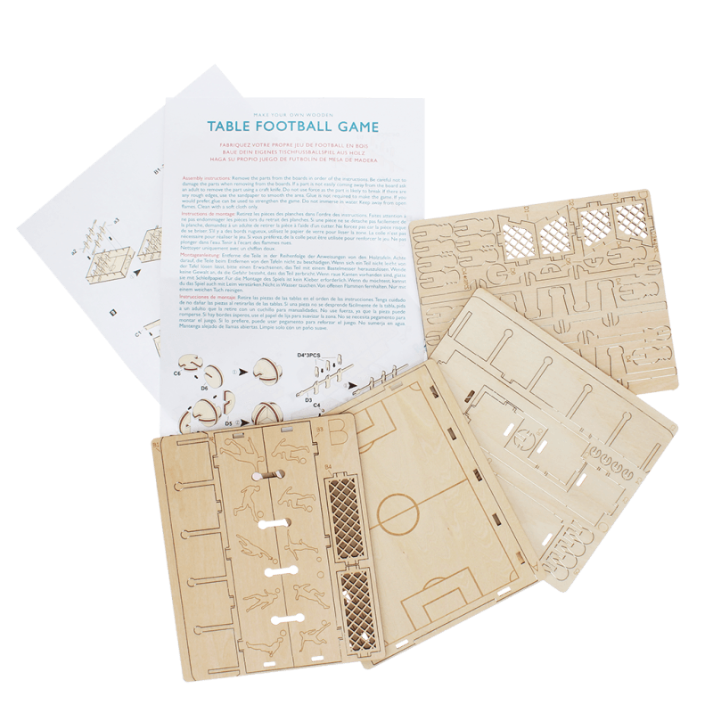 Rex London Make Your Own Wooden Table Game - Football