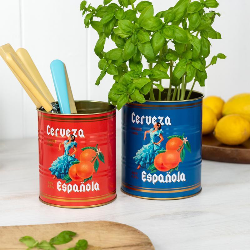 rex london Medium storage tins (set of 2) - Cerveza Española
