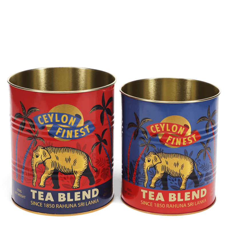 Rex London Medium Storage Tins (set Of 2) - Ceylon Finest