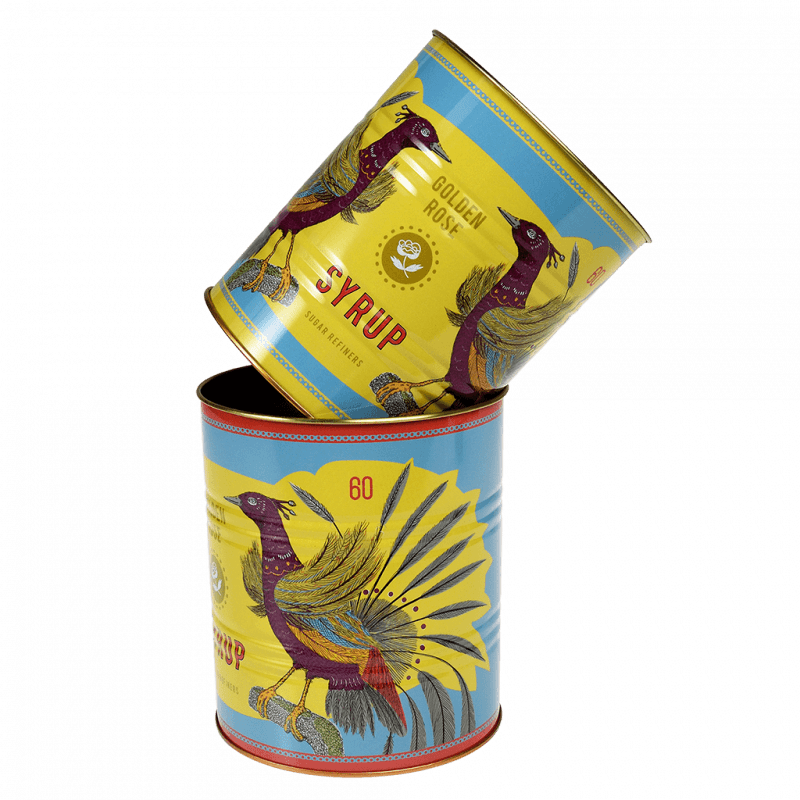 Rex London Medium Storage Tins (set Of 2) - GOLDEN ROSE SYRUP