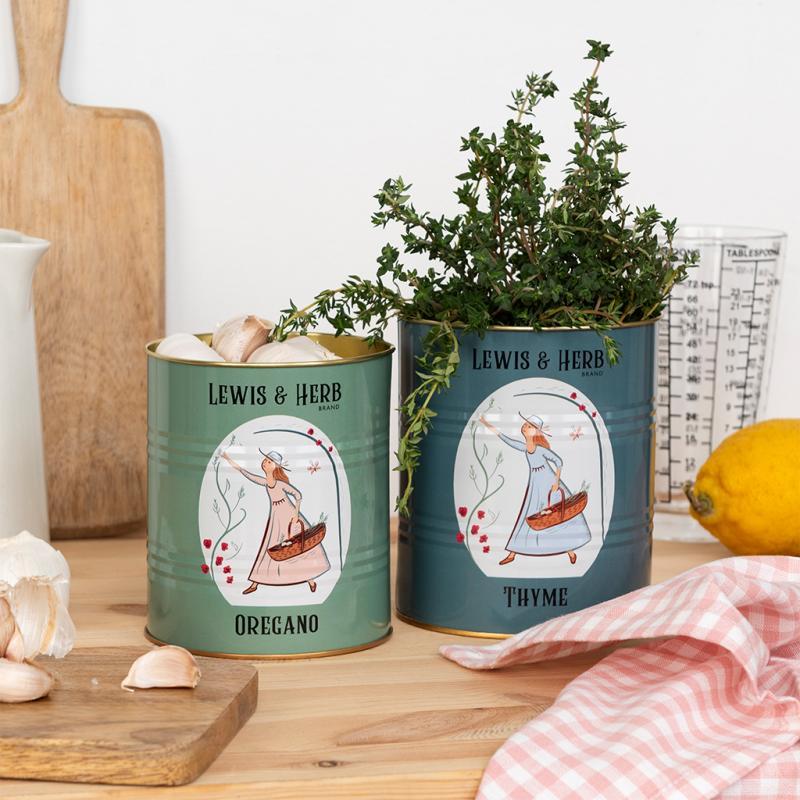 rex london Medium storage tins (set of 2) - Lewis and Herb