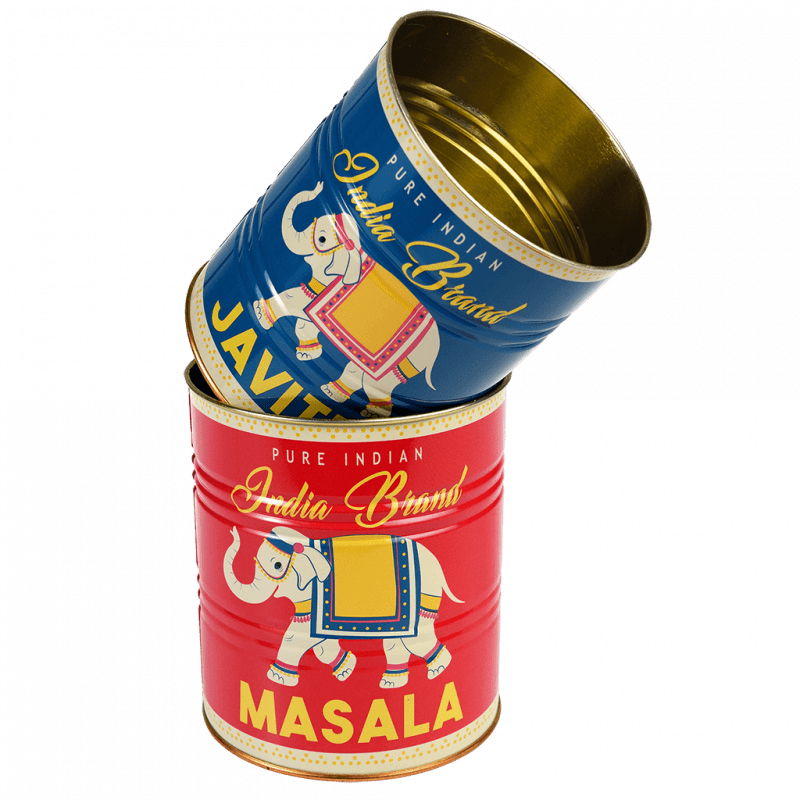 Rex London Medium Storage Tins (set Of 2) - MASALA & JAVITRI