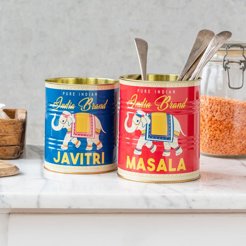 rex london Medium storage tins (set of 2) - MASALA & JAVITRI