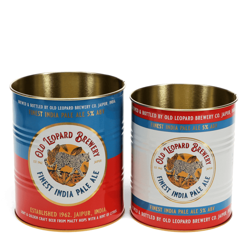 Rex London Medium Storage Tins (set Of 2) - Old Leopard Brewery