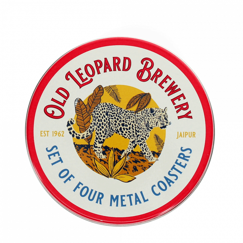 Rex London Metal Coasters (set Of 4) - Old Leopard Brewery