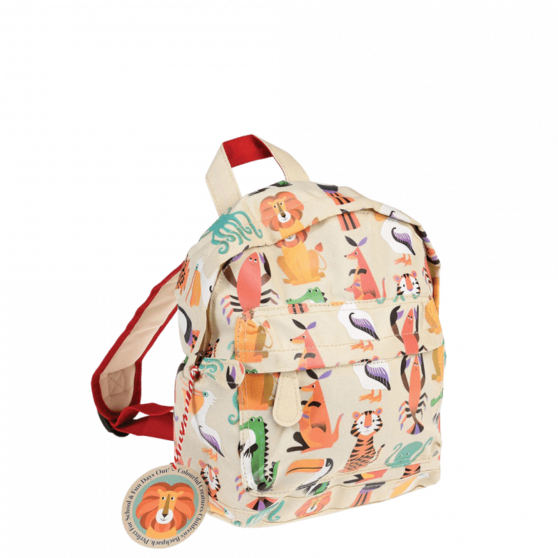 Rex London Mini Children's Backpack - Colourful Creatures