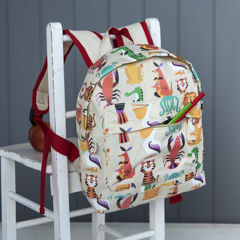 rex london Mini children's backpack - Colourful Creatures