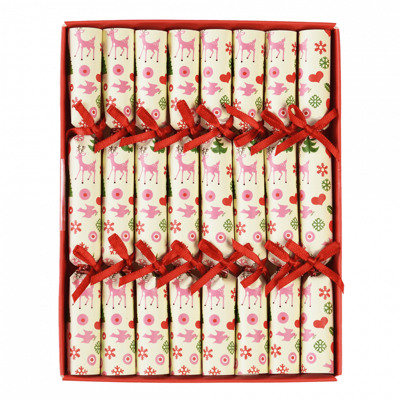 Rex London Mini Christmas Tree Decorations (pack Of 8) - 50s Christmas