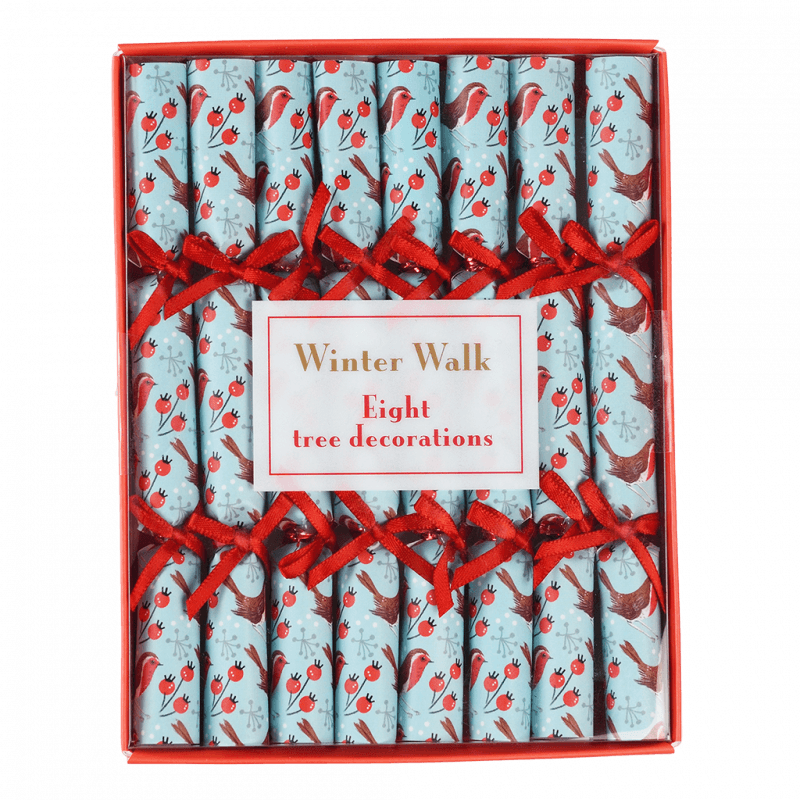 Rex London Mini Christmas Tree Decorations (pack Of 8) - Winter Walk