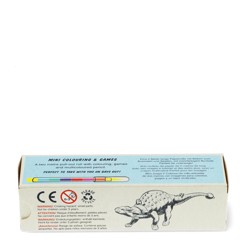 Rex London Mini Colouring And Games - Prehistoric Land