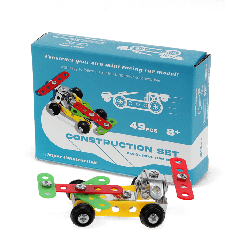 Rex London Mini Construction Kit - Colourful Racing Car