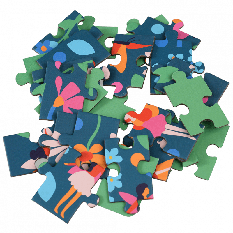 Rex London Mini Jigsaw Puzzle - Fairies In The Garden